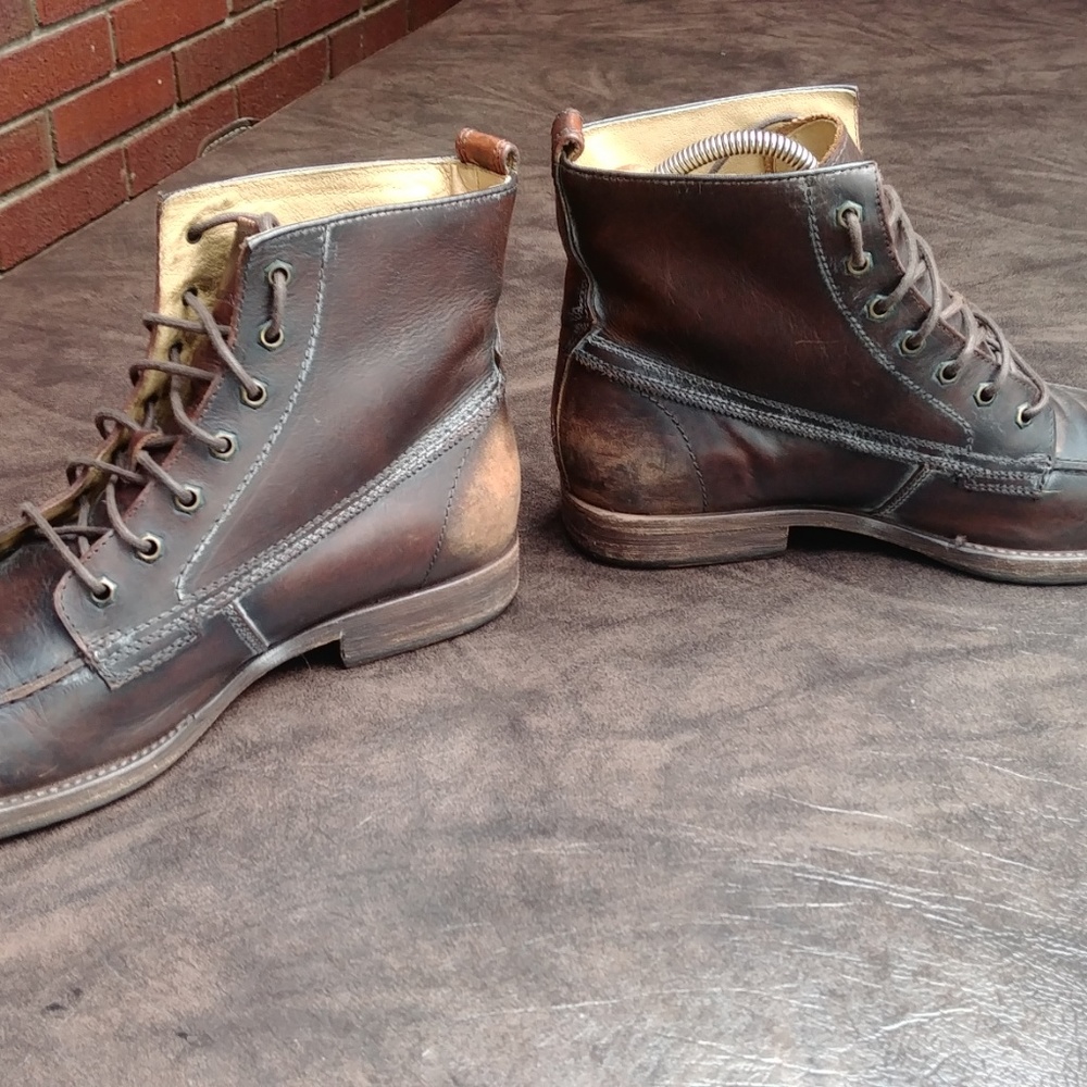 Mens Frye Phillip Vintage Style Boots SZ 10 D (fit like an 11) - Picture 4 of 7